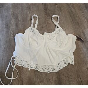 Colsie Off White Bralette 2X